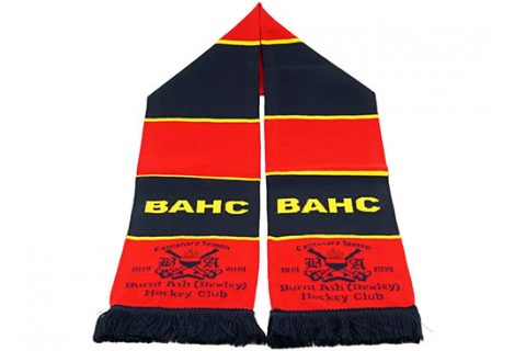custom HD hockey scarf BAHC