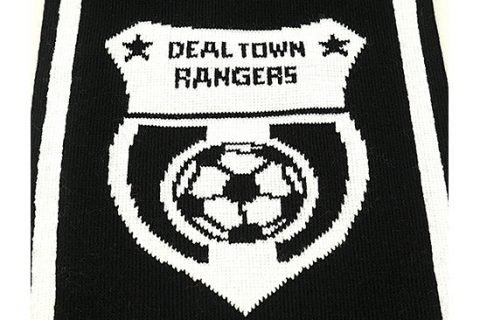 custom HD football scarf detail
