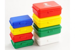 Custom printed lunch boxes colours