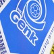 Custom pennant woven design detail