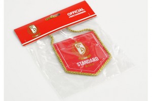 Custom pennant in individual packaging