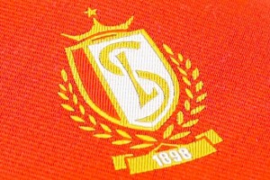 Custom woven tie detail embroidered logo