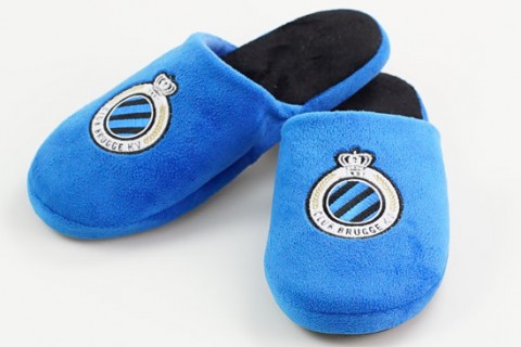 Personalised slippers with club crest