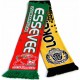 Custom jacquard football friendship scarf