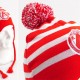 Custom Peruvian beanie hat red