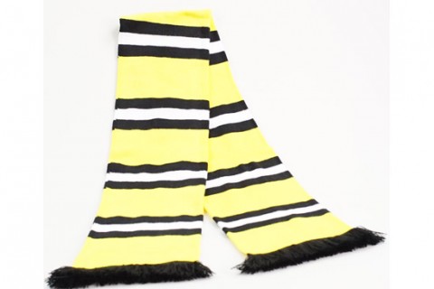 Custom design summer scarf in yellow