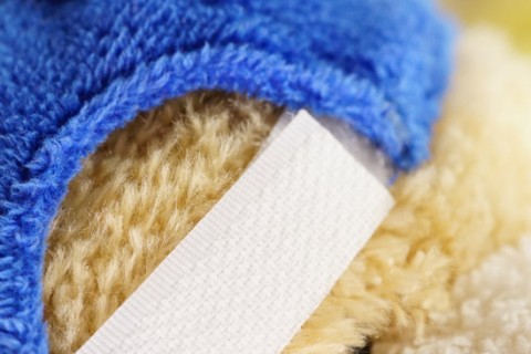 Custom plush toy hat detail