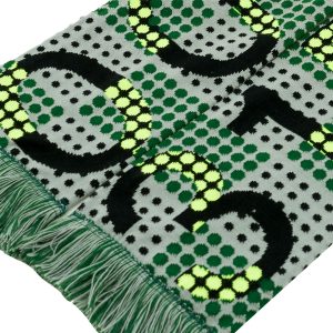 Custom made fashion scarf with numbers and dots