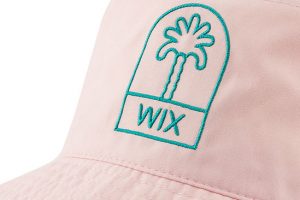 custom bucket hat pink